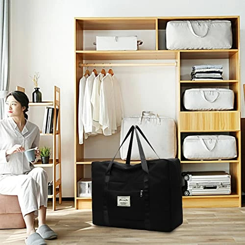 MIANHT Foldable Travel Duffel Bag - Sports Tote Gym Bag, Shoulder Week-Ender Overnight Bag For Women And Girls, Tote Carry On Luggage 3 MIANHT Foldable Travel Duffel Bag - Sports Tote Gym Bag, Shoulder Week-Ender Overnight Bag For Women And Girls, Tote Carry On Luggage