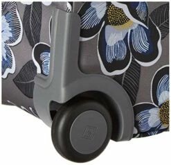 Vera Bradley Recycled Lighten Up Reactive XL Foldable Rolling Duffle Luggage, Blooms Shower -TRAVELPRO Sales 51arKuaADRL