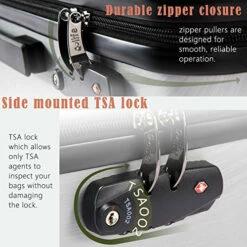 Coolife Luggage Suitcase PC+ABS With TSA Lock Spinner Carry On Hardshell Lightweight 20in 24in 28in (grey, M(24IN)) -TRAVELPRO Sales 51bHHSZBgUL e4a70372 65f5 4bf3 94c4 00fce187b724