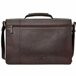 HIDESIGN Charles Large Double Gusset Leather 17" Laptop Compatible Briefcase Messenger Bag I Shoulder Bag For Men & Women - Size (L X W X H - 17.3 X 3.9 X 12.6 Inches) -TRAVELPRO Sales 51bh0LGDPrL