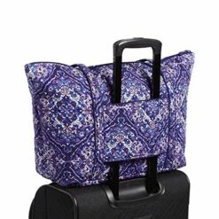 Vera Bradley Women's Signature Cotton Miller Tote Travel Bag, Regal Rosette -TRAVELPRO Sales 51bq6xaKCgL