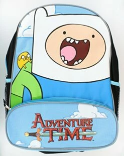 Adventure Time Bioworld With Finn And Jake Character Backpack