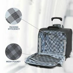 Travelpro Luggage Maxlite 5 16" Lightweight Carry-on Rolling Tote Suitcase, Black -TRAVELPRO Sales 51cPvl3pdzL