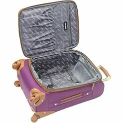Steve Madden Designer Luggage Collection - Expandable 24 Inch Softside Bag - Durable Mid-sized Lightweight Checked Suitcase With 4-Rolling Spinner Wheels (Global Purple) 12 Steve Madden Designer Luggage Collection - Expandable 24 Inch Softside Bag - Durable Mid-sized Lightweight Checked Suitcase With 4-Rolling Spinner Wheels (Global Purple) -TRAVELPRO Sales 51cZuhAiDxL