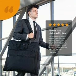 Prottoni 44-Inch Suit Carrier For Travel - Garment Suitcase With Toiletry Bag (Black + Clear Toiletry Bag, 44") 17 Prottoni 44-Inch Suit Carrier For Travel - Garment Suitcase With Toiletry Bag (Black + Clear Toiletry Bag, 44") -TRAVELPRO Sales 51co1B8nYUL