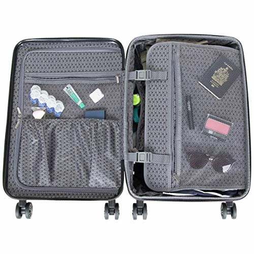 Kenneth Cole Reaction Women's Sophie Backpack Silky Nylon 15" Laptop & Tablet RFID Bookbag For School, Work, & Travel, Black With 20" Carry-On, One Size 16 Kenneth Cole Reaction Women's Sophie Backpack Silky Nylon 15" Laptop & Tablet RFID Bookbag For School, Work, & Travel, Black With 20" Carry-On, One Size - Image 14