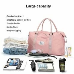 Womens Travel Bags, Weekender Carry On For Women, Sports Gym Bag, Workout Duffel Bag, Overnight Shoulder Bag Fit 15.6 Inch Laptop Pink Large -TRAVELPRO Sales 51df0 riRbL