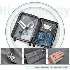 Merax Luggage Set Expandable 3 Piece Sets With TSA Lock, Lightweight Hardside Luggage With Spinner Wheels -TRAVELPRO Sales 51g6MLB4OmL