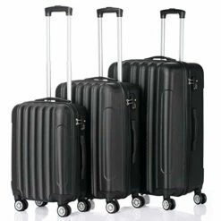 SSLine Luggage Set,3 Piece Set Suitcase Lightweight Carry-On Luggage,Plastic Metal Material Hard Shells(20in24in28in) -TRAVELPRO Sales 51j5gqIeojL