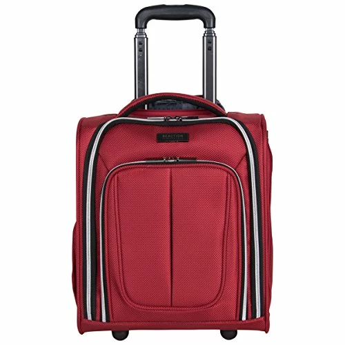Kenneth Cole Reaction Lincoln Square 16" 1680d Polyester 2-Wheel Underseater Carry-on, Red 3 Kenneth Cole Reaction Lincoln Square 16" 1680d Polyester 2-Wheel Underseater Carry-on, Red
