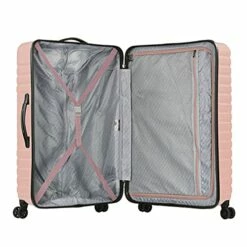 U.S. Traveler Boren Polycarbonate Hardside Rugged Travel Suitcase Luggage With 8 Spinner Wheels, Aluminum Handle, Pink, 2-Piece Set, USB Port In Carry-On -TRAVELPRO Sales 51kP69TQp S