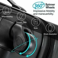 Merax Expandable Luggage Sets With TSA Locks, 3 Piece Lightweight Spinner Suitcase Set (Black2020) -TRAVELPRO Sales 51lgCmboCKL 1716684e 9e88 42cf 8ed2 9045a389c56e