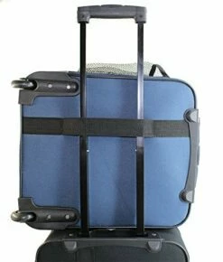 Boardinglbue Rolling Personal Item Under Seat Luggage 18" For American Frontier Spirit Southwest Airlines + Cover (Navy) -TRAVELPRO Sales 51ljs1tq7cL