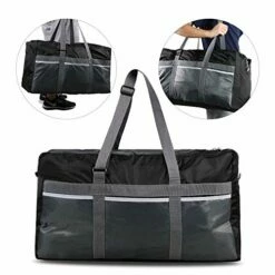 REDCAMP 75L Foldable Duffel Bag Large Size Lightweight & Multifunction, 25" Water Resistant Travel Duffle Bag For Men Women, Black -TRAVELPRO Sales 51nMyPMsDTL