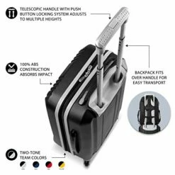 Denco NFL San Francisco 49ers 2-Piece Luggage Set , BLACK, 21" -TRAVELPRO Sales 51pC9ogA0GL b9f49908 e6a4 44ca 91fe 4a0ed050295b