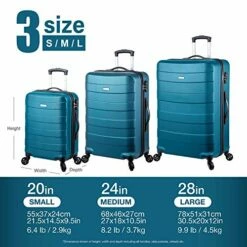Regent Square Travel - 3 Piece Luggage Sets With Build-In TSA Lock And Spinner Goodyear Wheels – Mangusta, Hard Case (Petrol Blue) 12 Regent Square Travel - 3 Piece Luggage Sets With Build-In TSA Lock And Spinner Goodyear Wheels – Mangusta, Hard Case (Petrol Blue) -TRAVELPRO Sales 51pcZ4x1m1L
