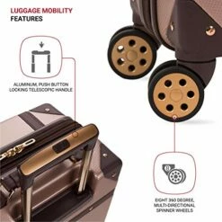 SwissGear 7739 Trunk, Hardside Spinner Luggage (Blush, Carry-On 19-Inch) 19 SwissGear 7739 Trunk, Hardside Spinner Luggage (Blush, Carry-On 19-Inch) -TRAVELPRO Sales 51pca4UUHtL