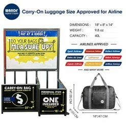 Wandf Foldable Travel Duffel Bag Luggage Sports Gym Water Resistant Nylon, Black -TRAVELPRO Sales 51pkkOJLrCL