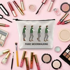 TOBGBE New Girl TV Show Inspired Gift Nick Miller Novelty Makeup Bag New Girl TV Show Fans Gift New Girl Merchandise Panic Moonwalk (Panic Moonwalk) -TRAVELPRO Sales 51qRKEZWghL