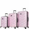Betsey Johnson Luggage Hardside 3 Piece Set Suitcase With Spinner Wheels (20" 26" 30") (One Size, Flamingo Strut) -TRAVELPRO Sales 51qeJDXk cL