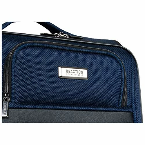Kenneth Cole Reaction Rugged Roamer Luggage Collection Lightweight Softside Expandable 8-Wheel Spinner Travel Suitcase Bag, Navy, 20-inch Carry-On 5 Kenneth Cole Reaction Rugged Roamer Luggage Collection Lightweight Softside Expandable 8-Wheel Spinner Travel Suitcase Bag, Navy, 20-inch Carry-On - Image 3
