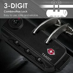 Hardshell Luggage Sets 3 PCS Spinner Suitcase With Tsa Lock Lightweight Black -TRAVELPRO Sales 51sYvvx67ES