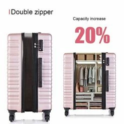 Apelila 4 Piece TSA Hardshell Luggage Sets,Expandable Travel Suitcase,Carry On Luggage With Spinner Wheels Free Cover&Hanger Inside (Rose Gold) -TRAVELPRO Sales 51t7ENfPFVL 7dbf610c 78f6 4328 8f19 4de6377be674