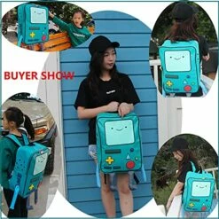 Adventure Time BackpackS Finn And Jake Skybird Beemo BMO BackpackS Water Resistant Cartoon Robot Backpacks For Women Men College School Student Laptop Green PU Backpacks -TRAVELPRO Sales 51tA0yLVObL