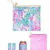 Lilly Pulitzer Water Resistant Vinyl Beach Day Pouch - Includes Drink Hugger, Zip Pouch, And Towel Clips, Best Fishes 2 Lilly Pulitzer Water Resistant Vinyl Beach Day Pouch - Includes Drink Hugger, Zip Pouch, And Towel Clips, Best Fishes -TRAVELPRO Sales 51tAhvpBudL