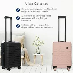 Bric's B|Y Ulisse Spinner Suitcase - 21 Inch Carry-On Luggage - Hard Exterior And TSA-Approved Lock - Pearl Pink 13 Bric's B|Y Ulisse Spinner Suitcase - 21 Inch Carry-On Luggage - Hard Exterior And TSA-Approved Lock - Pearl Pink -TRAVELPRO Sales 51tB4aTPXNL