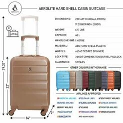 Large Capacity Maximum Allowance 22x14x9 Airline Approved By Delta United Southwest & More Carry On Luggage Bag | Rolling Travel Suitcase | Lightweight Small Hard Shell Trolley | 19.3x14x9in Body Size -TRAVELPRO Sales 51uB3HxiEeL