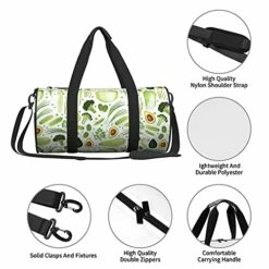 Fredeulva Cabbage Squash Leek Onion Asparagus Duffel Bag Canvas Shoulder Round Gym Sports Travel Weekender Bags For Man Women 13 Fredeulva Cabbage Squash Leek Onion Asparagus Duffel Bag Canvas Shoulder Round Gym Sports Travel Weekender Bags For Man Women -TRAVELPRO Sales 51uODNYZv0S