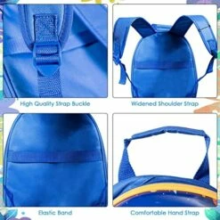 Goplus Kids Luggage Set, 12" & 18" Kids Carry On Luggage Set, Multi-directional Wheels Suitcase, Large Capacity Rolling Trolley Suitcase, Gift For Boys And Girls Toddlers Children Travel (Universe) -TRAVELPRO Sales 51ueAVMBAFL