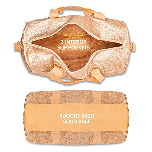 Bixbee Girls' Little Duffle, Gold 5 Bixbee Girls' Little Duffle, Gold - Image 3