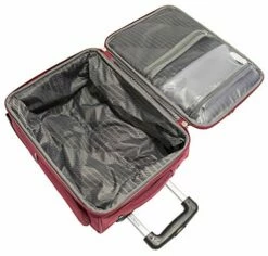 Mancini Leather Goods Wheeled Underseat Carry-on (Red) -TRAVELPRO Sales 51vf 2BjFuj9L