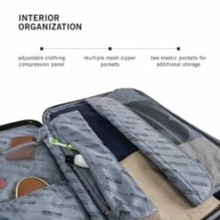 Kenneth Cole Reaction Renegade 20" ABS Expandable 8-Wheel Carry-On, Silver, Inch -TRAVELPRO Sales 51w2T7EteaL