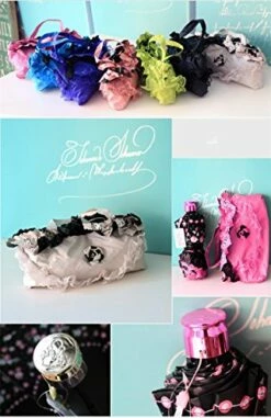 Honeystore Princess Lace Ultraviolet-Proof Triple Folding Umbrella Dome Parasol Fuchsia -TRAVELPRO Sales 51wTTf7DqfL