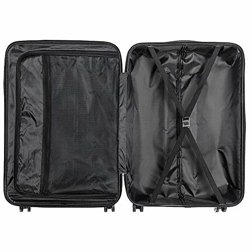SSLine 3 Piece Luggage Sets Hardshell Spinner Luggages Swivel Wheels Suitcase Portable Rolling Trolley Case - 20" 24" 28" Spinner Suitcases Orange 8 SSLine 3 Piece Luggage Sets Hardshell Spinner Luggages Swivel Wheels Suitcase Portable Rolling Trolley Case - 20" 24" 28" Spinner Suitcases Orange - Image 6