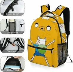 Cartoon Anime Adventure Time Kids School Bags Backpack For Students Bookbag Casual Daypack For Women Men -TRAVELPRO Sales 51y8Z6r4h9S