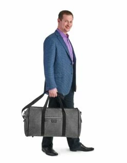 Biaggi Luggage Hangeroo Pro, Garment Bag + Duffel, Charcoal -TRAVELPRO Sales 611Lhe6DY7L