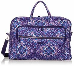Vera Bradley Women's Signature Cotton Grand Weekender Travel Bag, Regal Rosette, One Size