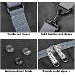 Wandf Foldable Travel Duffel Bag Luggage Sports Gym Water Resistant Nylon, Black -TRAVELPRO Sales 613rh3lnkEL