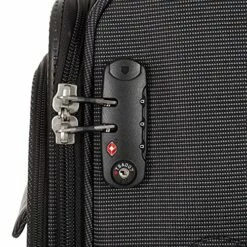 Cloe Checked Medium 24 Inch Luggage With 360º-spinner Wheels In Black Color -TRAVELPRO Sales 614Zvl0kW8S