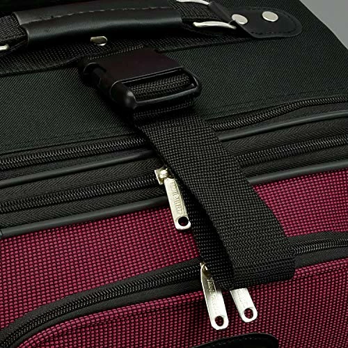 Travel Select Amsterdam Expandable Rolling Upright Luggage, Burgundy, 8-Piece Set 8 Travel Select Amsterdam Expandable Rolling Upright Luggage, Burgundy, 8-Piece Set - Image 6