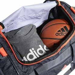 Adidas Unisex Defender III Small Duffel Bag, Jersey Black/ Onix/ Signal Pink, Small -TRAVELPRO Sales 61Jodv XyL
