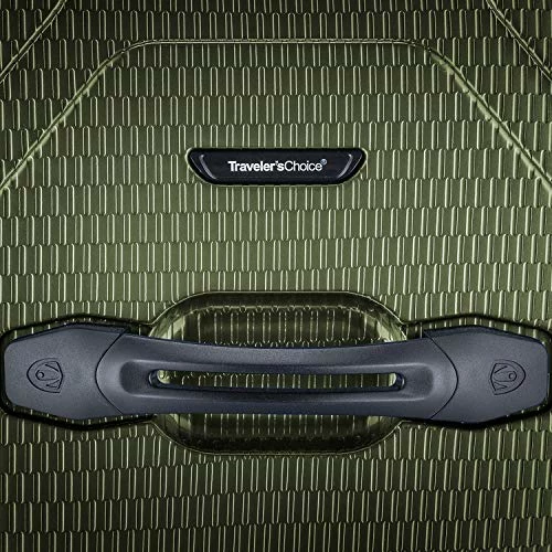 Traveler's Choice Maxporter II 30" Hardside Spinner Trunk Luggage, Dark Green 8 Traveler's Choice Maxporter II 30" Hardside Spinner Trunk Luggage, Dark Green - Image 6