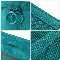 DIMJ Packing Cubes For Travel, 9 Pcs Travel Cubes Set Foldable Suitcase Organizer Lightweight Luggage Storage Bag 5 Colors Options (Blue) -TRAVELPRO Sales 61ME9qGhs S