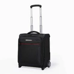 VERAGE Wheeled Underseat Carry-on Rolling Business Suitcase With USB Port,16.5 Inch Softside Airline Approved Luggage