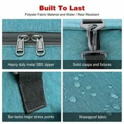 Canway 85L Travel Duffel Bag, Foldable Weekender Bag With Shoes Compartment For Men Women Water-proof & Tear Resistant (Mint Green, 85L) -TRAVELPRO Sales 61PpFE0FgeL