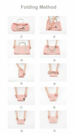 ILotusBAG Travel Foldable Duffel Bag For Women & Men,Lightweight Waterproof Carry-on Bag,Travel Luggage For Sports Gym,Travel Tote Luggage Bag(Wine Red) -TRAVELPRO Sales 61Rz Ocv GL